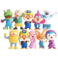 Pororo Real Figure 10 Set Official Toy Doll Loopy Crong Eddy Poby Doll