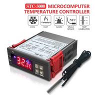 STC-3000 DC12V 24V AC110V-220V Digital Temperature Controller Thermostat Sensor with Probe