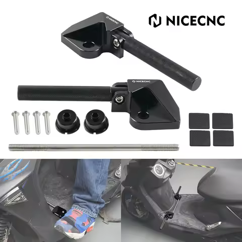 Foldable Scooter Footrest Footrests for Yamaha Zuma 125 YW125 BWS 125 2016 2017 2018 2019 2020 2021 
