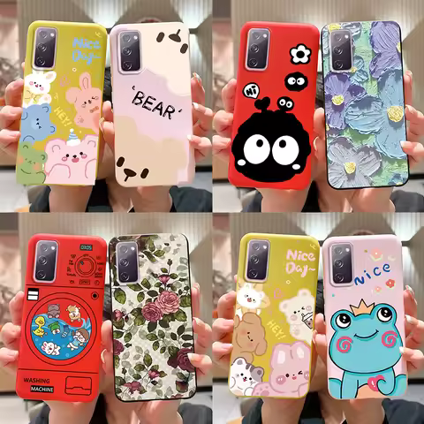 Case For Samsung Galaxy S20 FE Cover Candy Soft Silicone Phone Back Fundas For Samsung S20 Plus Gala