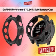 Garmin Forerunner 970, 965 Soft Case, Soft Bumper Cover, Armor Style Casing (for garmin smart watch 