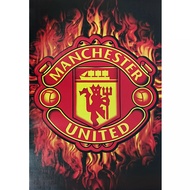 โปสเตอร์ แมนเชสเตอร์ยูไนเต็ด Manchester United แมนยู โลโก้ football ฟุตบอล รูป ภาพ ติดผนัง สวยๆ post