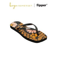 Fipper X Bayu Somerset Selipar Wanita Tropic Blooms - Fipper X Bayu Somerset Women Slipper Tropic Bl
