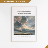 Wall paintings, Pastel Poster, Line Art Poster, Colorful Print, Art Exhibition Poster, Mid Century, 