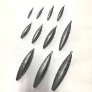 BATU LADUNG PANCING WIRE LONG SHAPE WLS TIMAH 1/2/3/4/5/6