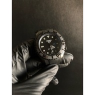 【Skx 007 All Black】 Seiko Mod Hitam Jam Tangan Mekanikal Automatik｜Seiko Mod Mechanical Automatic Watch
