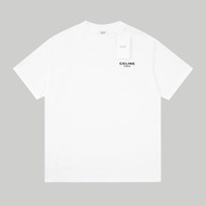 Celine T-shirts 賽琳小標短T恤衫男女同款情侶裝