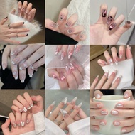 Kuku Palsu💅Press On Nails Manicure Artificial Nails Wearable Fake Nail Tips Removable Beauty Nail