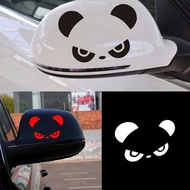 Panda Rearview Mirror Reversing Mirror Cartoon Car Sticker Vinyl Laptop Graphics Window Decal Decor