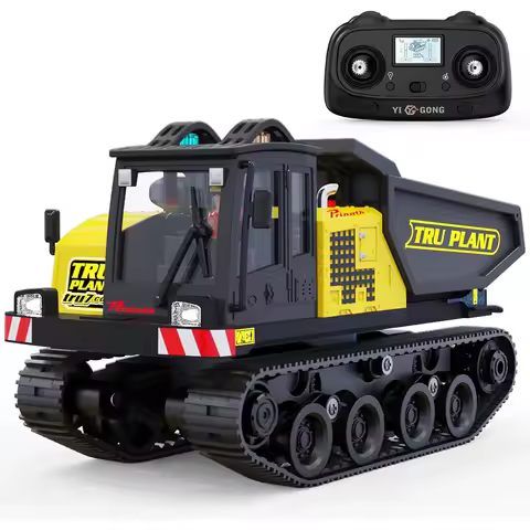 T14R 1/50 RTR Electric 3KM/H RC Crawler Dump Truck Tracked Tipper Finished Construction Vehicle Mode