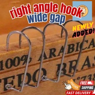 【Right angle hook】soft plastic hook/ mata kail soft plastic casting haruan siakap toman