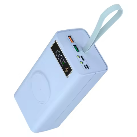 21x18650 Power Bank Case Wireless Fast Charge PD3.0 QC4.0 For Phone Charging No Soldering Push-pull 