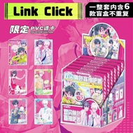 Link Click Anime Badge Set | 75mm Tinplate Pins + PVC Card  Merch for Ita Bags & Collectors