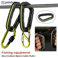 JULIEFASHION Lure Special Nylon/Carbon Snag Line Puller with Loop Buckle Non-Slip Fishing Line Knot 