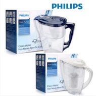 Philips Pitcher Water Purifier  3L Jug + Filter Cartridge - AWP2921(Navy), AWP2900 (White) / Filter 
