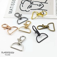 D-Ring Crab Claw Hook 360 Rotation Size 40 Mm. 6 Colors *Pack Of 10 Pieces*