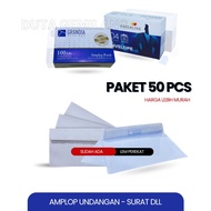 White Envelope + Adhesive Glue Wedding Envelope/ Letter Envelope/ Banker Envelope/ Praise Envelope/ 