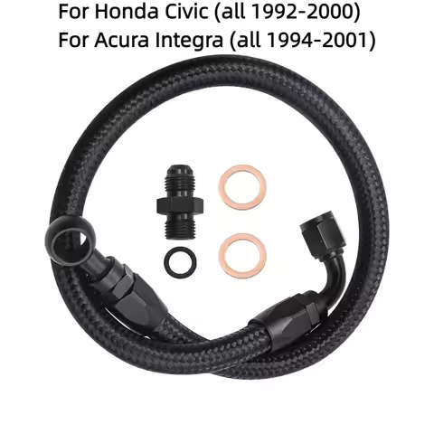 (1994-2001)(1992-2000) For Civic Braided Fuel Line For Honda Acura Integra B/D Series D15 D16 B16B B