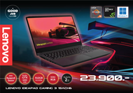 Lenovo IdeaPad Gaming 3 15ACH6-82K2023ETA / AMD Ryzen 5 5600H / 8GB / 512GB SSD / 15.6" IPS/ GTX1650 4GB/ Win11 / ประกัน 2 ปี