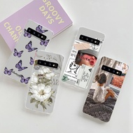 สำหรับ Samsung Galaxy S10 Plus S10 S10E เคสโทรศัพท์ Clear น่ารักทาสีซิลิโคนนุ่ม TPU ฝาหลังสำหรับ Samsung S10 S10E S10 +