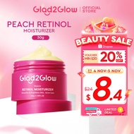 Glad2Glow Peach Retinol Moisturizer Day Night Face Cream Anti Aging Skincare Facial Moisturizer Reti
