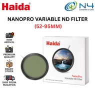 Haida NanoPro Variable ND Filter (52mm-95mm , 4 to 9-Stop) Variable ND12-400 Filter