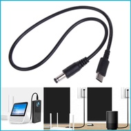 UTAKEE Fast Speed Charging Cord Type C to DC5521 Cable with DC4017 Adapter Converter