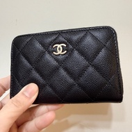 Chanel  加大款 ㄇ字 零錢包 卡包 短夾
