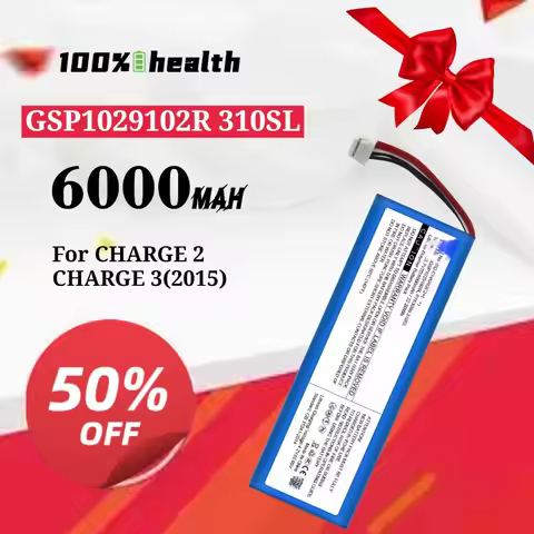 GSP1029102R 310sl 6000mAh Speaker Battery for JBL Charge 2/Charge 3(2015) Lithium Rechargeable Batte