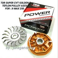Tdr Super CVT Golden Teflon Pulley puly Assy For XMAX 250 TDR Original