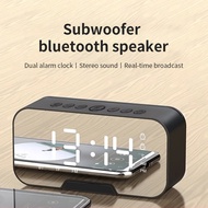 Led Clock Digital Alarm Microphone Wireless Bluetooth Speaker MP3 Bluetooth FM Radio With Function Phone
