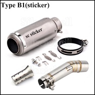 [MFPP] slip on Motorcycle Exhaust Yoshimura Muffler Escape moto Mid Link Pipe For Honda NC750 NC750X