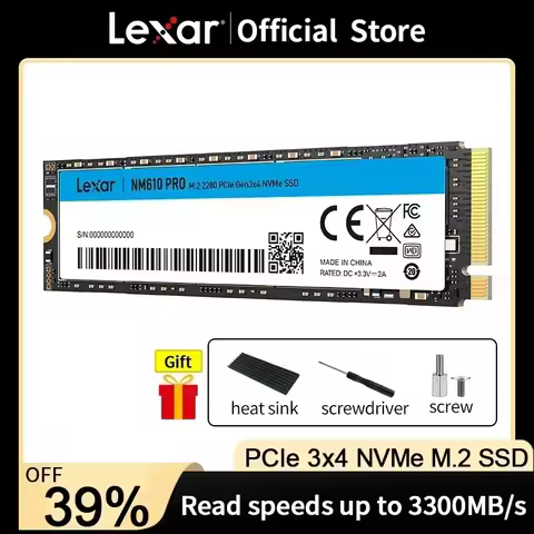 Lexar NM610 Pro Internal Solid State Drives ssd nvme m2 1tb 2tb 500GB M.2 2280 PCIe Gen 3.0x4 Hard D
