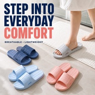 Bathroom slippers soft bottomed non-slip couple home shoes floor shoes home toe shoes方格拖鞋