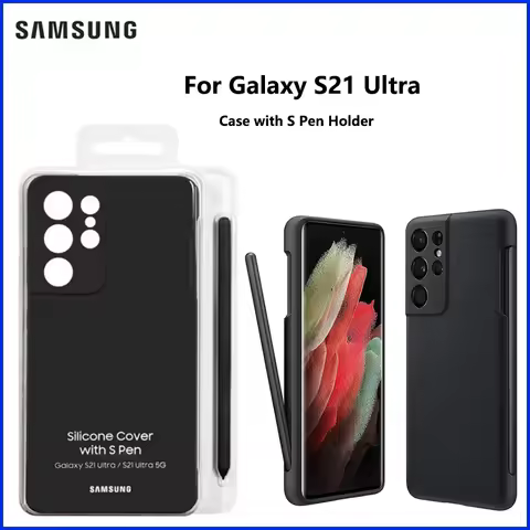 Original Samsung Galaxy S21 Ultra Silicone Cover with S Pen Spen Case S21 Ultra Liquid Silicone Cove