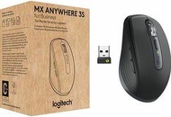 Logitech MX Anywhere 3S for Business - Wireless Mouse - Darkfield - Wireless - Bluetooth - Rechargea