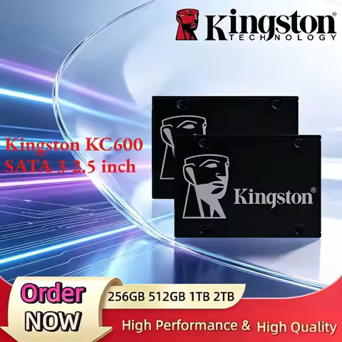 Kingston SATA 3 2.5 inch 256GB-2TB Kingston KC600 SSD Hard Disk HD SSD Internal Solid State Drive HD