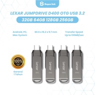 Lexar JumpDrive D400 Dual USB High Speed USB OTG Flash Drive for Android PC Mac