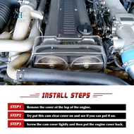 Transparent  Timing Pulley Cover,Timing Gear Cover for 1Jz  Cresta II 86-96 2.5L