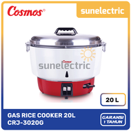 Cosmos Gas Rice Cooker (Dengan Gas LPG) Kapasitas Besar 20 Liter + Rice Scoop + Measuring Cup CRJ-30