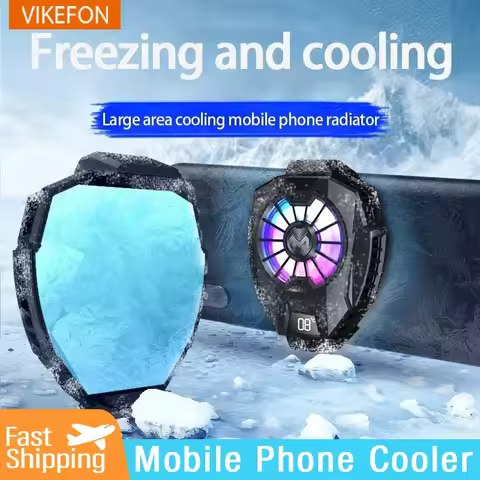 MEMO Mobile Phone Cooler DL05 Back Clamp Cooling Fan Radiator For iPhone Gaming Cooler System Smartp