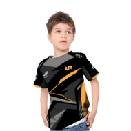 Jersey rrq 2021 anak all size umur 2 - 12 tahun kaos rrq anak baju rrq