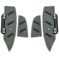 พวงพิมพ์ TX250 อะลูมิเนียมอัลลอยด์หนา ดีไซน์ป้องกันการลื่น สำหรับรถจักรยานยนต์ 24-25 รุ่น อะไหล่ตกแต