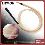 LIZMON Violin Horse Hair, Repair Unbleached Erhu Bow Hair, Universal Erhu Strings Durable Bow Hair E