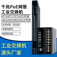 6-Port 10-Port 12-Port 16-Port Net Management Gigabit Industrial Switch 18-Port 20-Port 28-Port 52-P