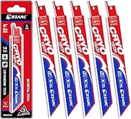 EZARC Reciprocating Saw Blade Bi-Metal Cryo Tech Sabre Saw Blades for Metal Cutting 6-Inch 14TPI R62