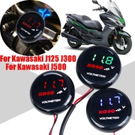 For KAWASAKI J125 J300 J500 J 125 J 300 J 500 Motorcycle Accessories KOSO Voltmeter Volt Gauge Digit