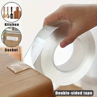 1M/2M/3/5M Nano Tape Double Sided Tape Transparent NoTrace Reusable Waterproof Adhesive Tape Cleanab