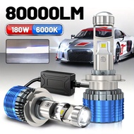 2ชิ้น หลอดไฟหน้ารถ LED Canbus H7 H4 เลนส์เล็ก H11 9005 9006 HB3 HB4 หลอดไฟ Projector 6000K รถยนต์และ