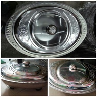 BUFFET EMBOSSED OVAL/ BUFFET SET/ BUFFET FOOD TRAY/ LOYANG/ BUFFET SET COOKWARE
